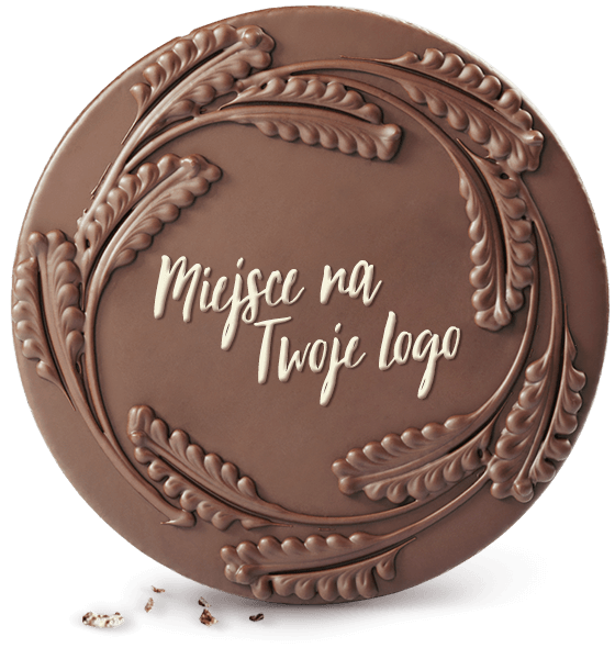 Torcik z napisem Miejsce na Twoje logo